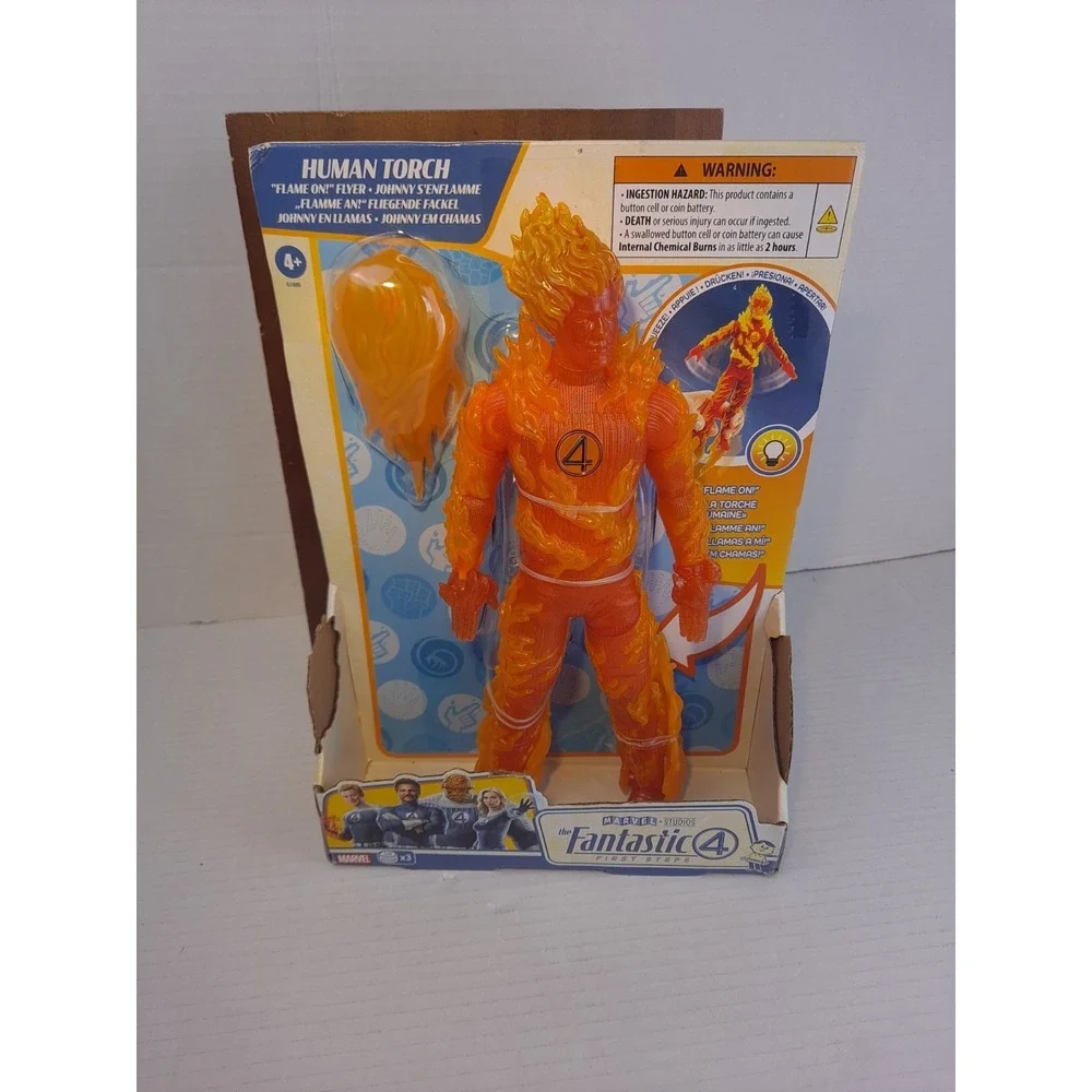 Marvel Studios Fantastic‎ 4 First Steps Titan Hero Series HUMAN TORCH 10